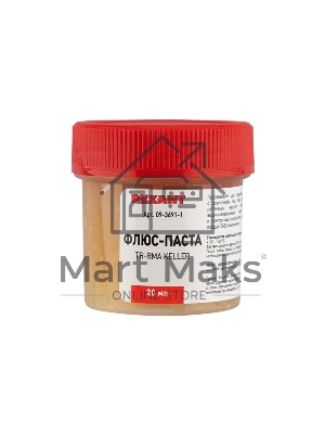 Флюс для пайки Rexant, паста TR-RMA KELLER, 20 мл, банка, блистер