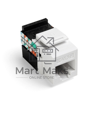 Модуль Brand-Rex 5G108-RW5 информ. GigaMaxRJ45 кат.5E бел. (упак.:1шт)