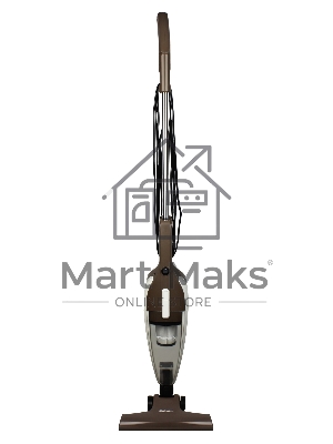 Пылесос вертикальный/ручной Starwind SCH1260 коричневый/белый, питание от сети, 120 Вт, уборка сухая, пылесборник 1.2 л