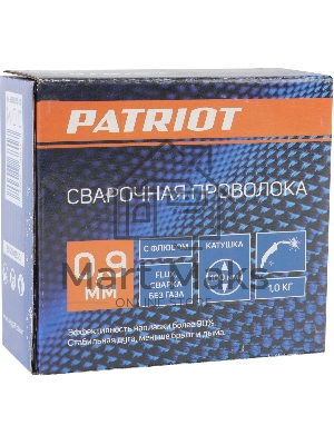 Проволока с флюсом PATRIOT 0.9мм, 1кг