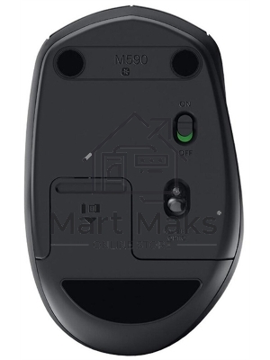 Мышь беспроводная Logitech M280 черный, 1000 dpi, радиоканал, USB, кнопки - 3