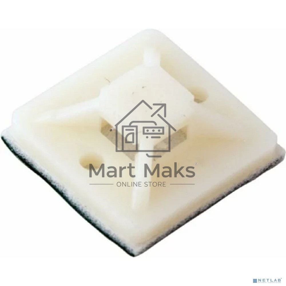 Площадка самоклеящаяся 20х20мм бел. (уп.10шт) Rexant 07-2020-1