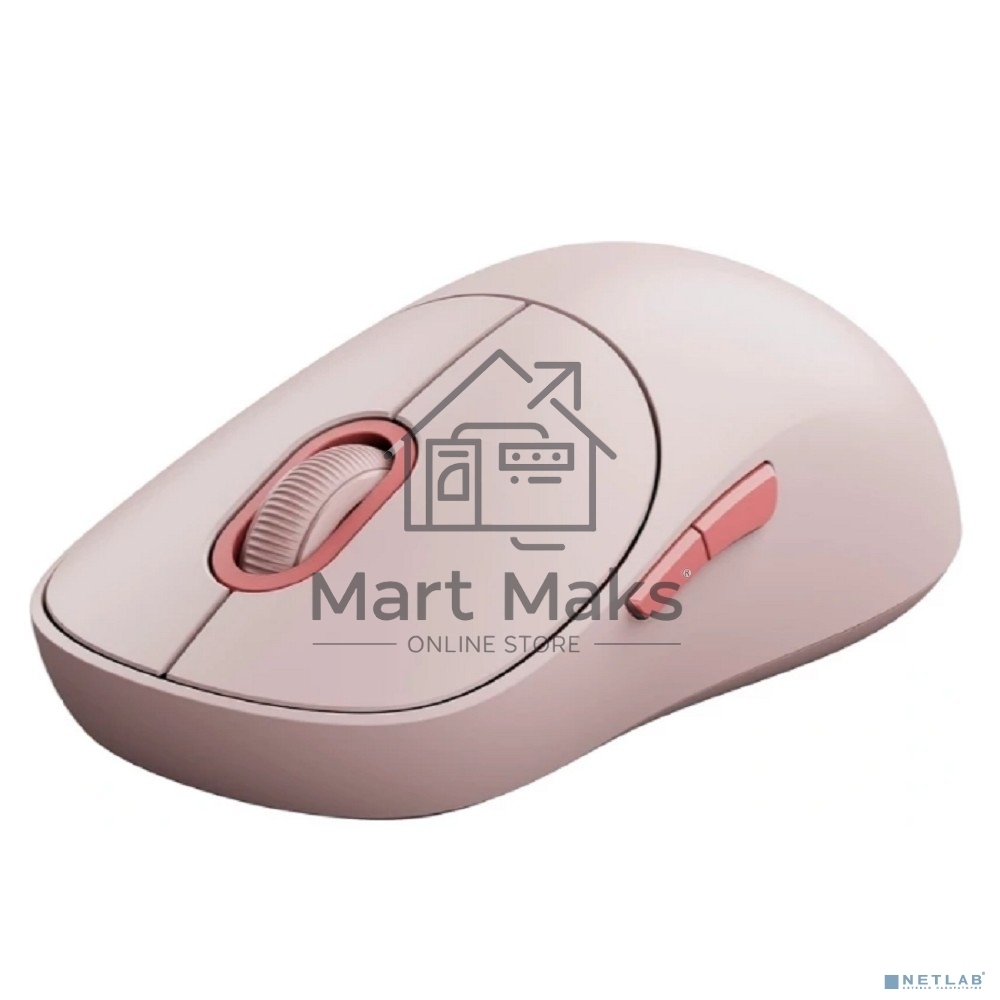 Мышь беспроводная Xiaomi BHR8911GL Wireless Mouse 3 розовый, 1200 dpi, USB/Bluetooth, кнопки - 4