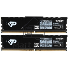 Оперативная память Patriot Signature, DDR5, 32GB (2x16 GB), 4800 MHz, CL40, DIMM