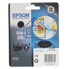 Картридж струйный Epson T266 (C13T26614010) черный (250 стр) для WF-100