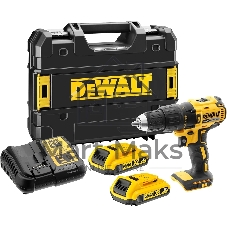Дрель Dewalt Акку. удар. бесщеточная, 18В, 2 б DCD778D2T-QW