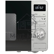 Микроволновая печь Gorenje GRILL MO23A4X нержавеющая сталь, 23 л, 800 Вт, переключатели - кнопки, поворотный механизм