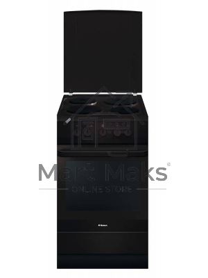 Плита электрическая Hansa FCEB53000 коричневый, конфорок 4 шт, духовка 69 л, 50 см x 85 см x 60 см