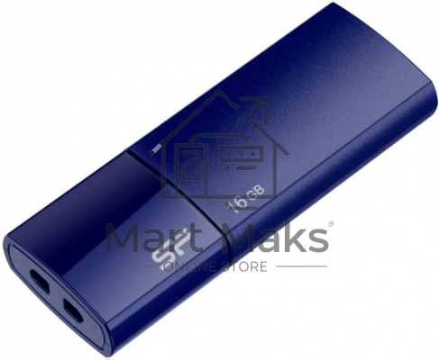 Флешка USB R/W 16GB Silicon Power Ultima U05, USB 2.0, синий