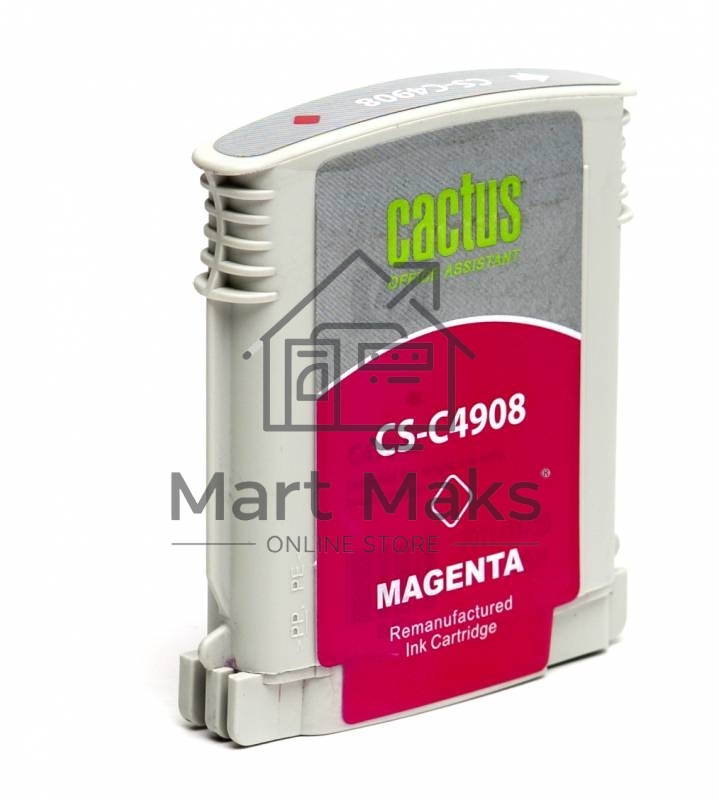 Картридж струйный Cactus CS-C4908 №940 пурпурный (30 ml) для HP OfficeJet PRO 8000/8500