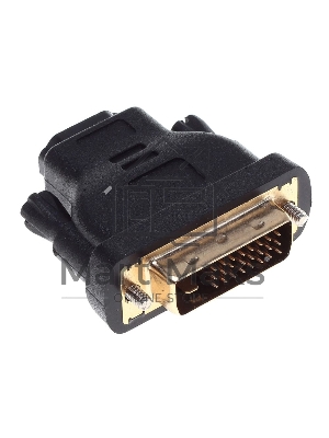 Адаптер Buro DVI-D(m)/HDMI (f) Позолоченные контакты черный (BHP RET ADA HDMI-DVI)