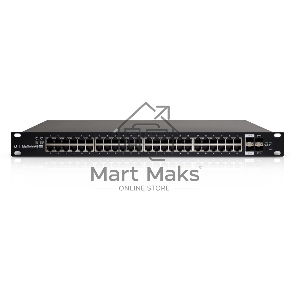 Коммутатор Ubiquiti ES-48-500W(EU) управляемый 19U 48x10/100/1000BASE-T