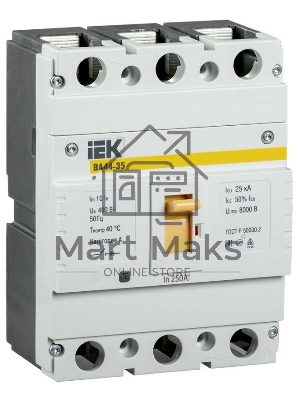 Выключатель автоматический 3п 200А 25кА ВА44 35 ИЭК SVA4410-3-0200