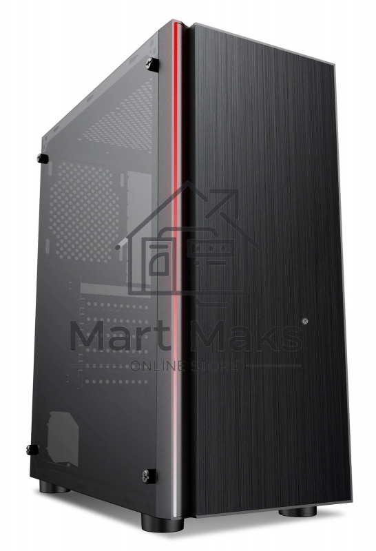 Компьютерный корпус AeroCool / Formula CL-3302B RGB черный без БП ATX 2xUSB2.0 1xUSB3.0 audio bott PSU