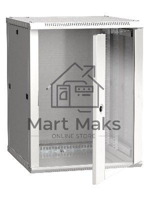 Шкаф ITK LINEA W 15U 600x600 мм дверь стекло, RAL7035