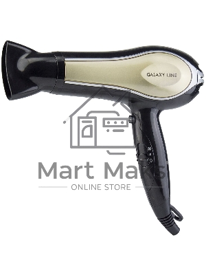 Фен Galaxy GL 4316 (2200 Вт, 2 скорости, 3 температурных режима, функция 