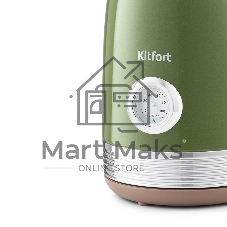Чайник электрический Kitfort KT-6110 1.7л. 2200Вт зеленый (корпус: нержавеющая сталь)