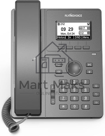 Телефон IP Flyingvoice P10P черный