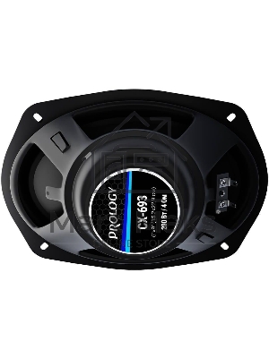 Колонки автомобильные Prology CX-693 200Вт 90дБ 4Ом 15x23см (6x9дюйм) (ком.:2кол.) коаксиальные трехполосные