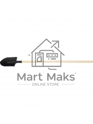 Лопата штыковая, 205х275х1400 мм, деревянный черенок Россия