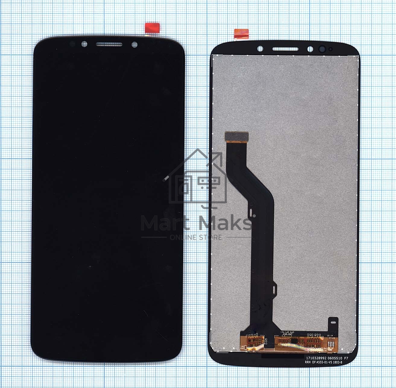 Дисплей для Motorola E5 Plus черный