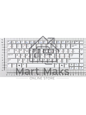 Клавиатура для ноутбука Samsung M50, серебристая