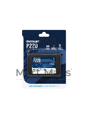 Накопитель SSD Patriot P220, 1Tb, SATA III, 2.5