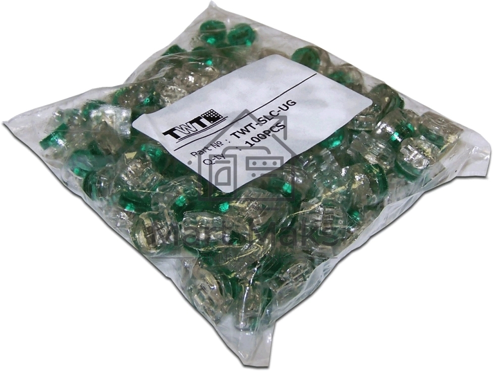 Соединитель проводов 0.4-0.9 мм, изолированный (скотчлок), параллельное подсоединение, гель, 100 шт.