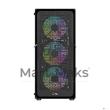 Компьютерный корпус Ocypus Gaммa C50 BK ARGb, MATX, USB 3.0*1+USB 2.0*2, FRONT 3x120мм ARGb, REAR 1x120мм ARGb