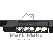 Трековый однофазный светодиодный светильник Ambrella light GL6688 BK черный LED 6W 4200K 24°