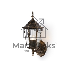 Уличный настенный светильник Ambrella light ST2012 GD/BK/CL золото/черный/прозрачный IP54 E27 max 40W 360*150*210