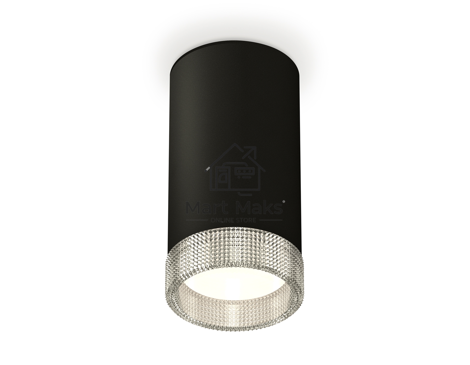 Светильник Ambrella Light XS8162010 SBK/CL черный песок/прозрачный GX53 (C8162, N8480)