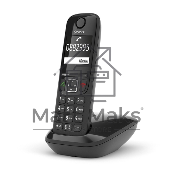 Радиотелефон Dect Gigaset AS690 SYS черный АОН