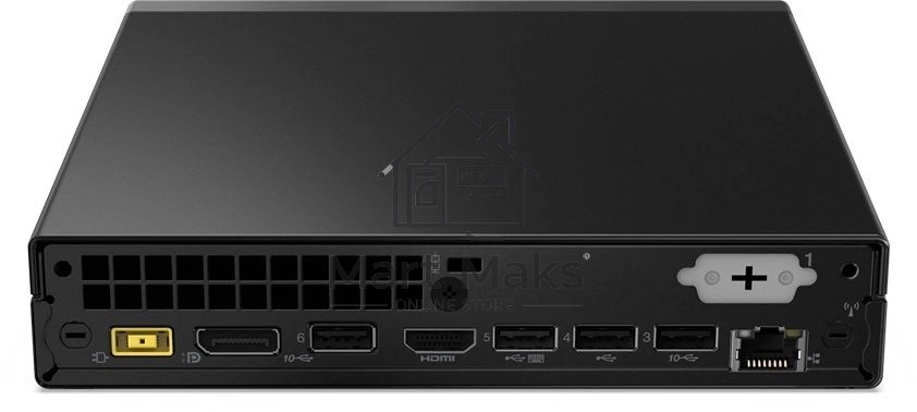 Неттоп Lenovo ThinkCentre Neo 50q G4 slim i5 13420H (2.1) 16Gb SSD256Gb UHDG Windows 11 Pro GbitEth WiFi BT 90W kb мышь клавиатура черный (12LN000BUS)