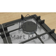 Газовая варочная поверхность Bosch PCP6A5I90M, 4 конфорки, нержавеющая сталь, 7500 Вт