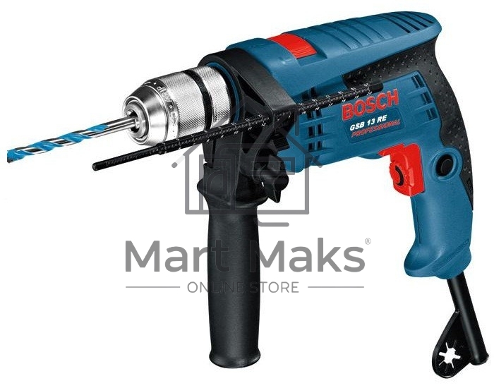 Дрель ударная Bosch GSB 13 RE Professional 600Вт патрон:быстрозажимной реверс