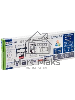 Кронштейн для LED/LCD телевизоров Kromax ELEMENT-4 черный