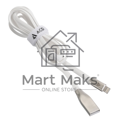 Кабель USB ACD-Infinity Lightning ~ USB-A TPE, 1.2м, белый (ACD-U922-P5W)