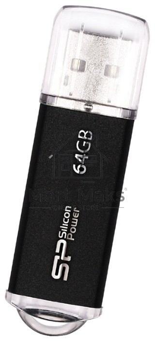 Флешка USB R/W Silicon Power R/W USB Drive 64Gb Ultima II SP064GBUF2M01V1K USB2.0, Black