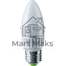 Лампа светодиодная Navigator NLL-C37-7-230-4K-E27-FR 7Вт свеча 4000К белый E27 560лм 176-264В