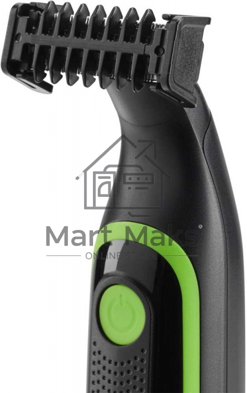 Машинка для стрижки Polaris PHC 0303RB черный/лайм 240Вт