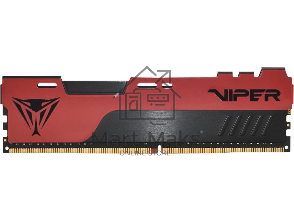 Оперативная память Patriot Viper Elite II, DDR4, 16GB (1x16 GB), 3600 MHz, CL20, DIMM, радиатор, красный, черный