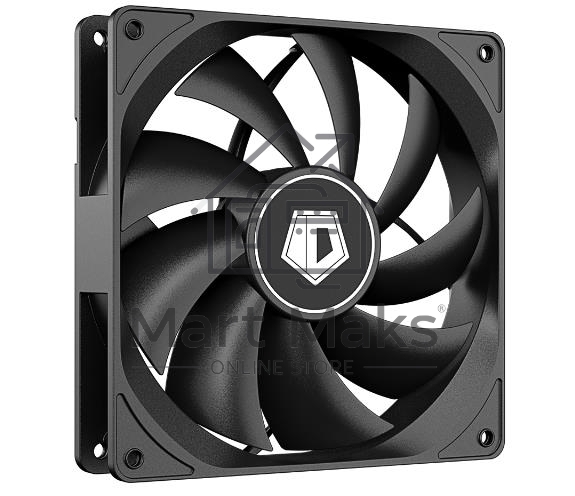 Вентилятор для корпуса ID-Cooling FL-12025K черный 120мм 1250rpm 21db 3-pin