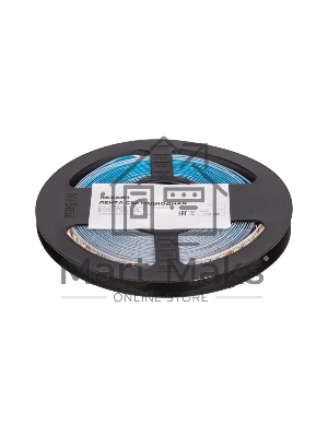 Лента светодиодная 12В, SMD2835, 14,4Вт/м, 120 LED/м, 4000K, 8мм, 5м, IP20 Rexant