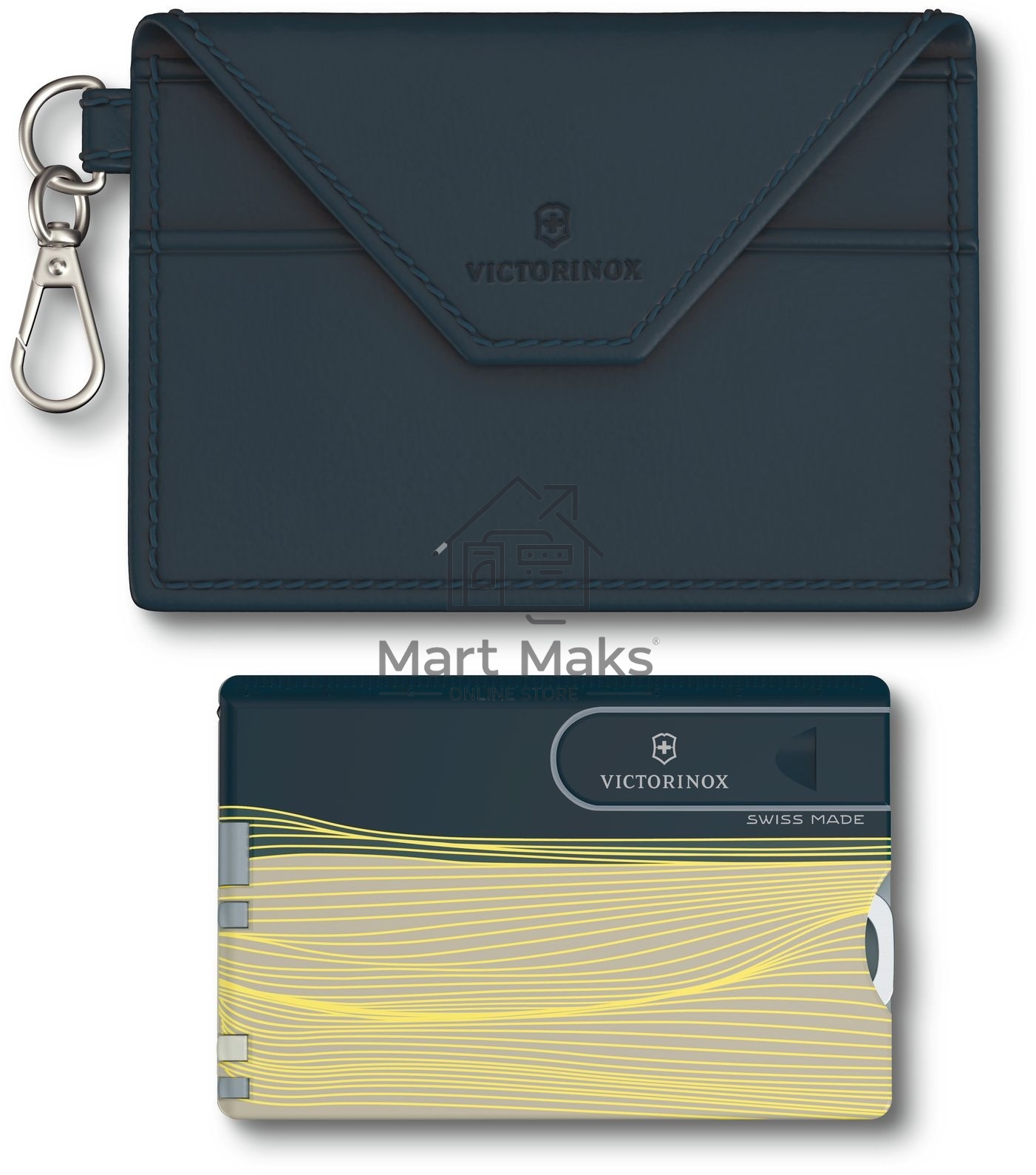 Швейцарская карта Victorinox Swiss Card Classic New York Style (0.7100.E223) зеленый коробка подарочная