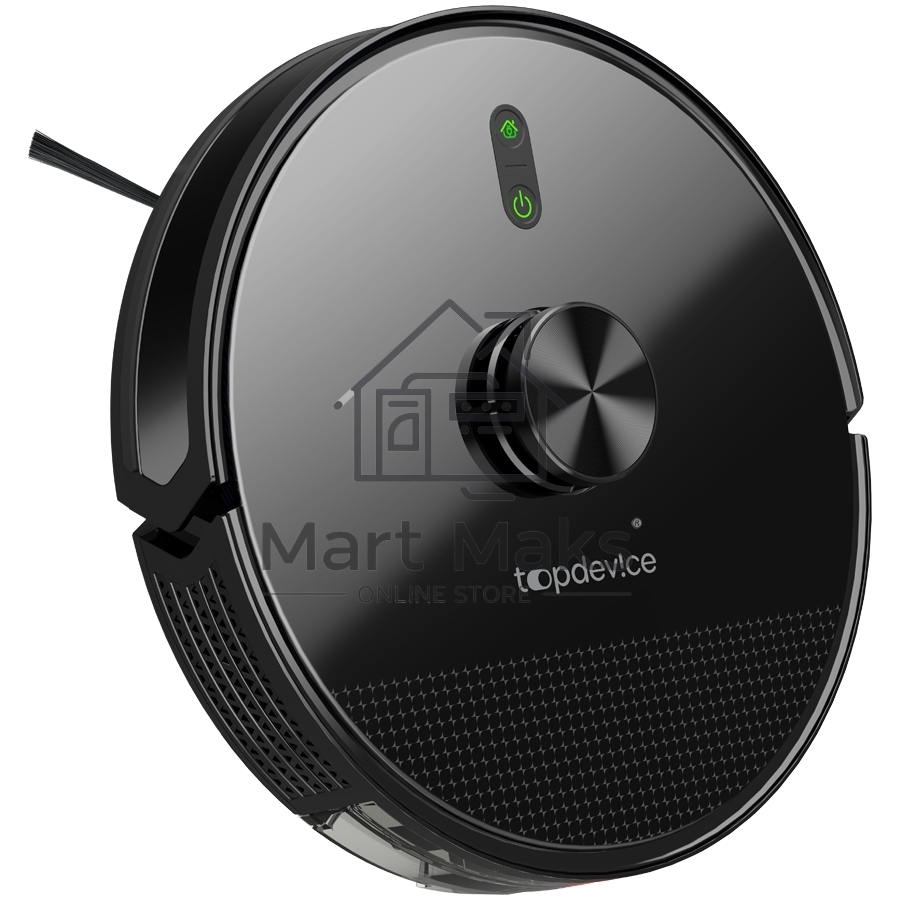 Робот-пылесос TopDevice TDSRC003_BK черный, 40 Вт, 2600 мАч Li-Ion, уборка влажная/сухая, пылесборник контейнер 0.4 л