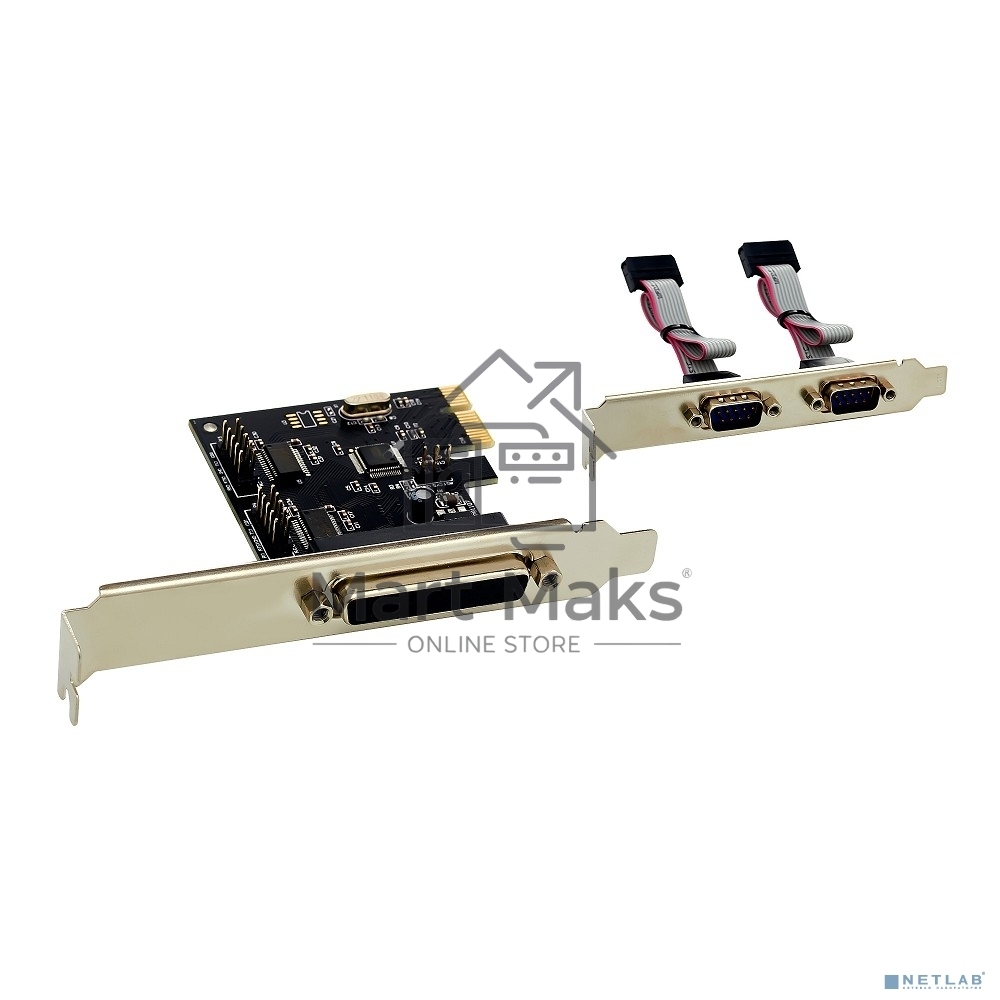 Контроллер Exegate EXE-303 PCI-E, 2*COM port + 1*LPT (OEM) EX281226RUS
