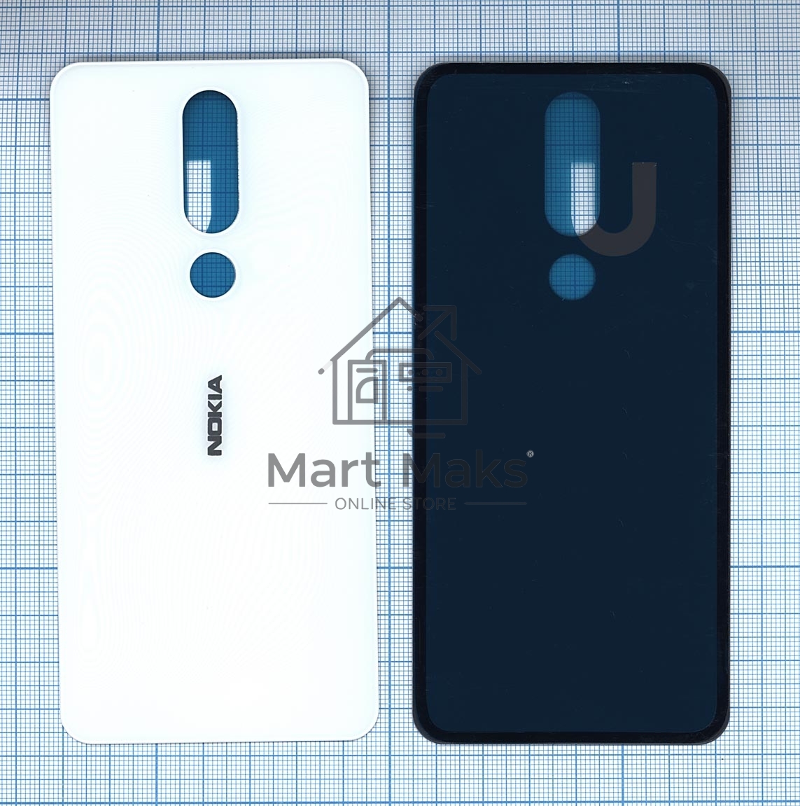 Задняя крышка для Nokia X5 белый