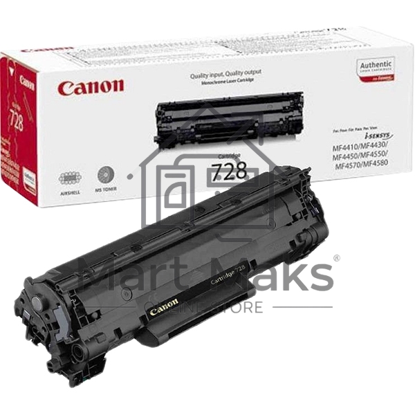 Картридж лазерный Canon 728 черный (2100 стр.) для Canon MF4410/4430/4450/4550/4570/4580