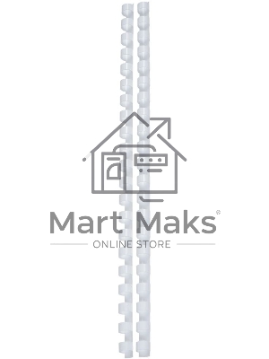 Пружина пластиковая Fellowes, 10 мм. Цвет: белый, 25 шт